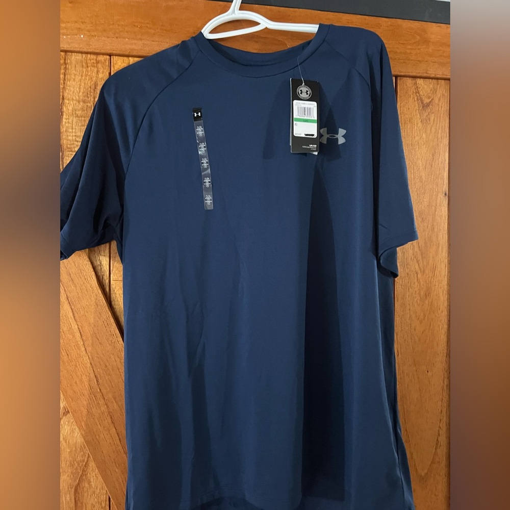 Under Armour Men's Dark Blue Short Sleeve Tee